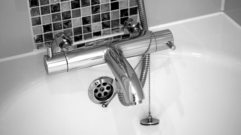 bathroom tap installed